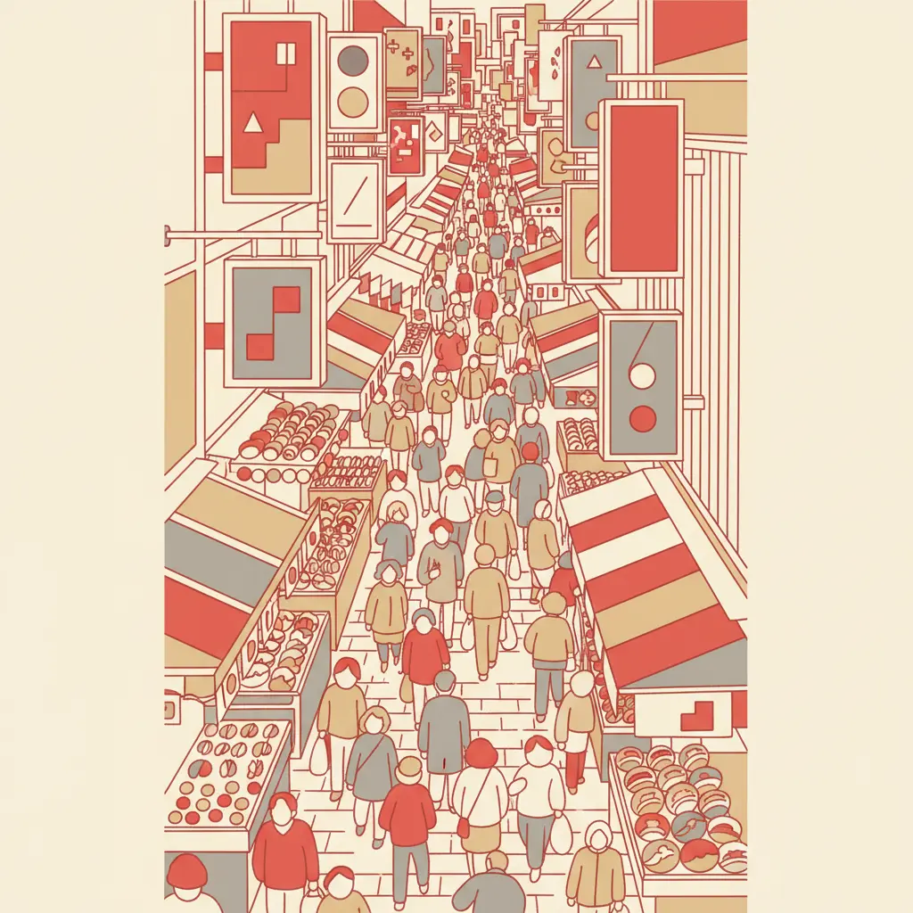 上野阿美橫町的熱鬧街景